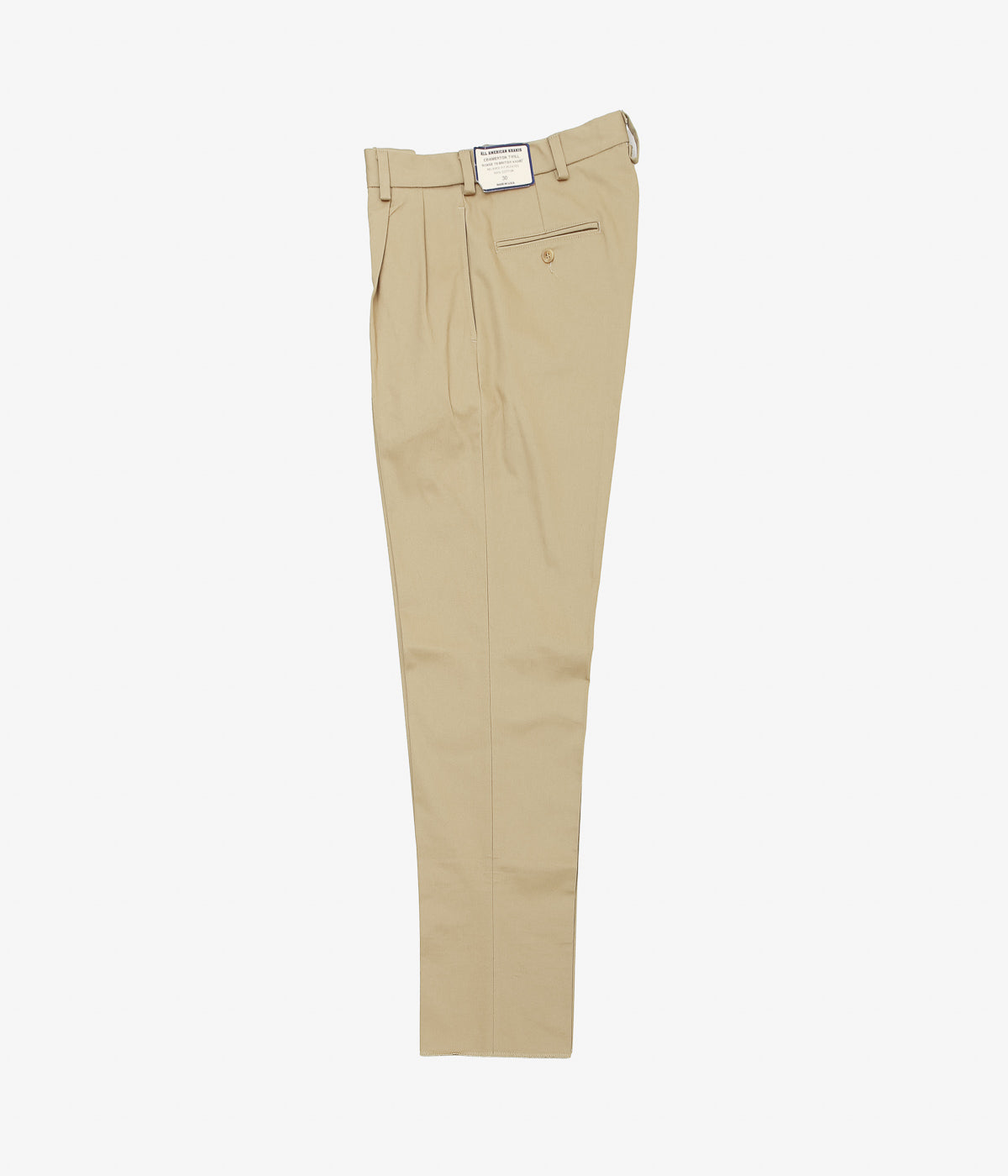 ALL AMERICAN KHAKIS ''CRAMERTON TWILL(RELAXED FIT 2 TACS)'' (BRITISH KHAKI)