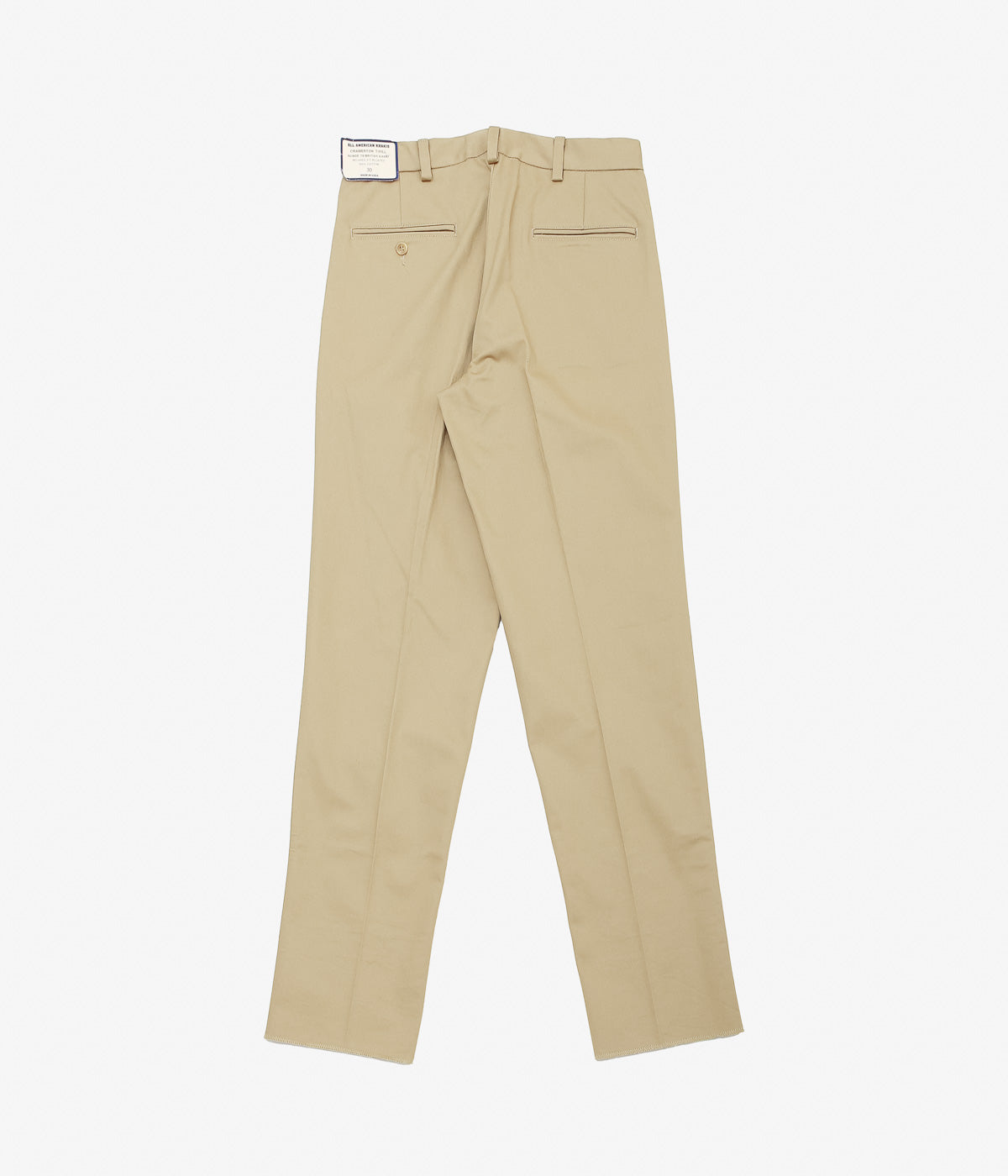 ALL AMERICAN KHAKIS ''CRAMERTON TWILL(RELAXED FIT 2 TACS)'' (BRITISH KHAKI)