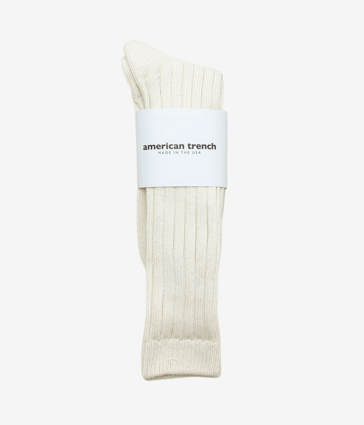 AMERICAN TRENCH "OXFORD SOCK" (WHITE)
