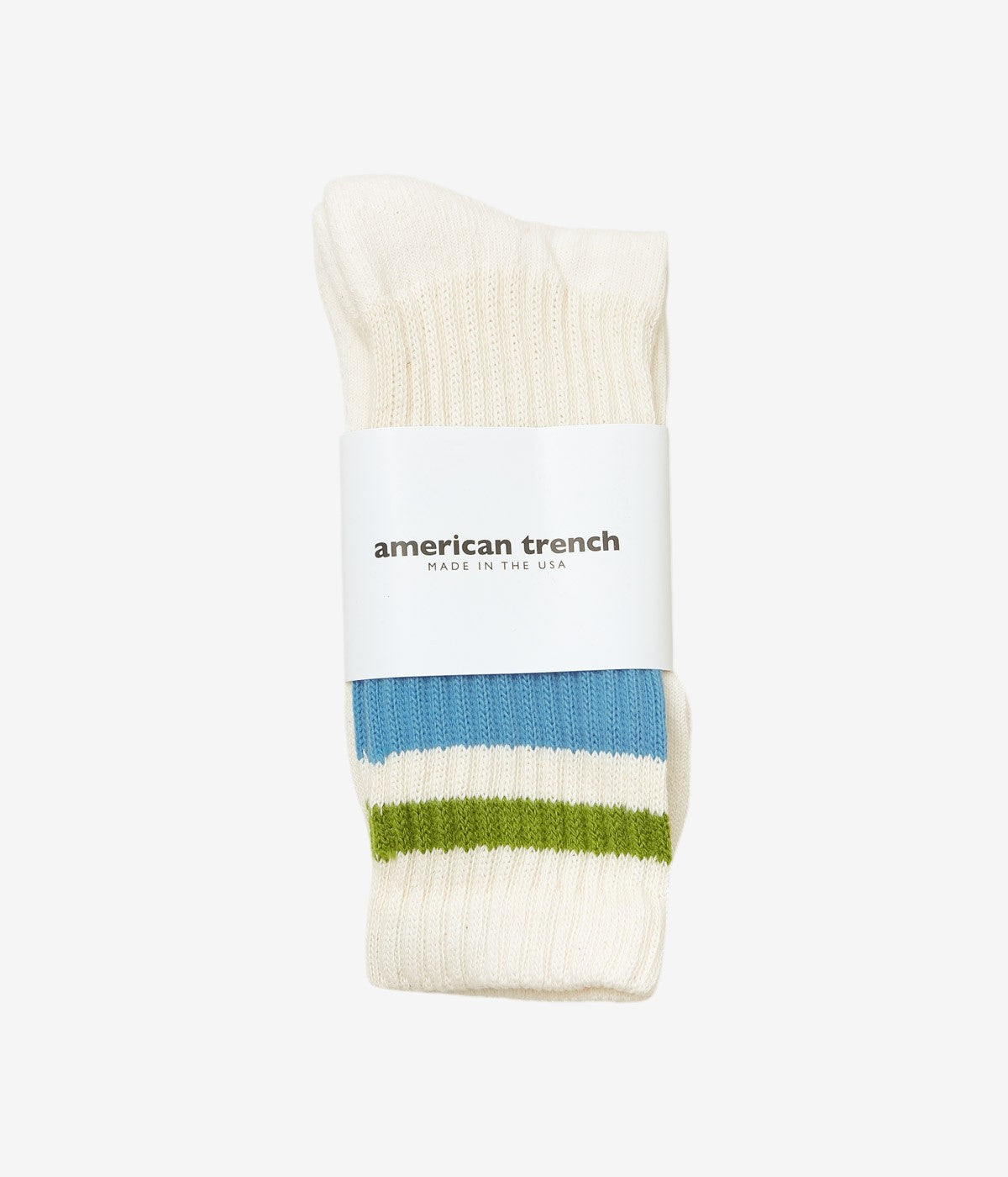 AMERICAN TRENCH "RETRO STRIPE" (COL. BLUE/CHIVE)