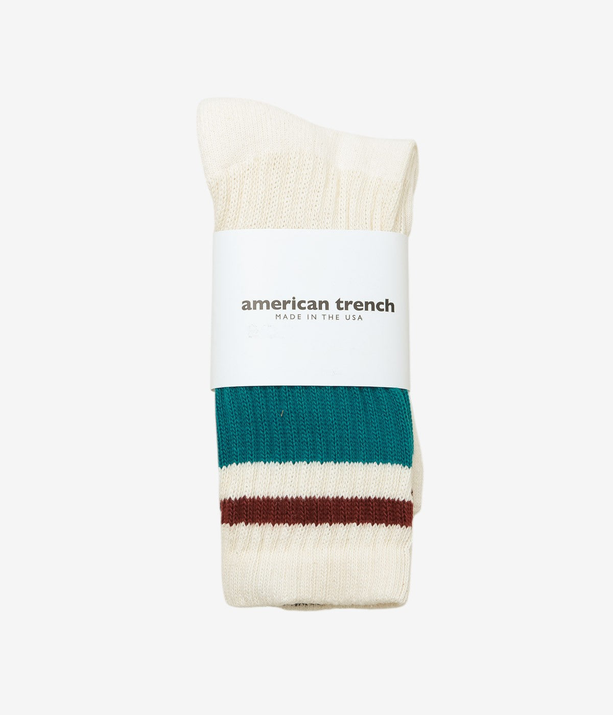 AMERICAN TRENCH "RETRO STRIPE" (TEAL/BERRY)