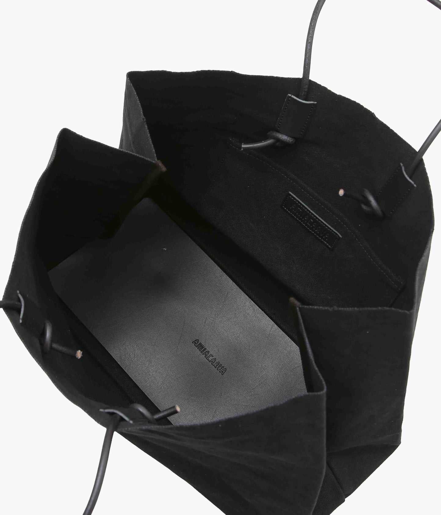 AMIACALVA ''PAPER BAG (Y)''(BLK)
