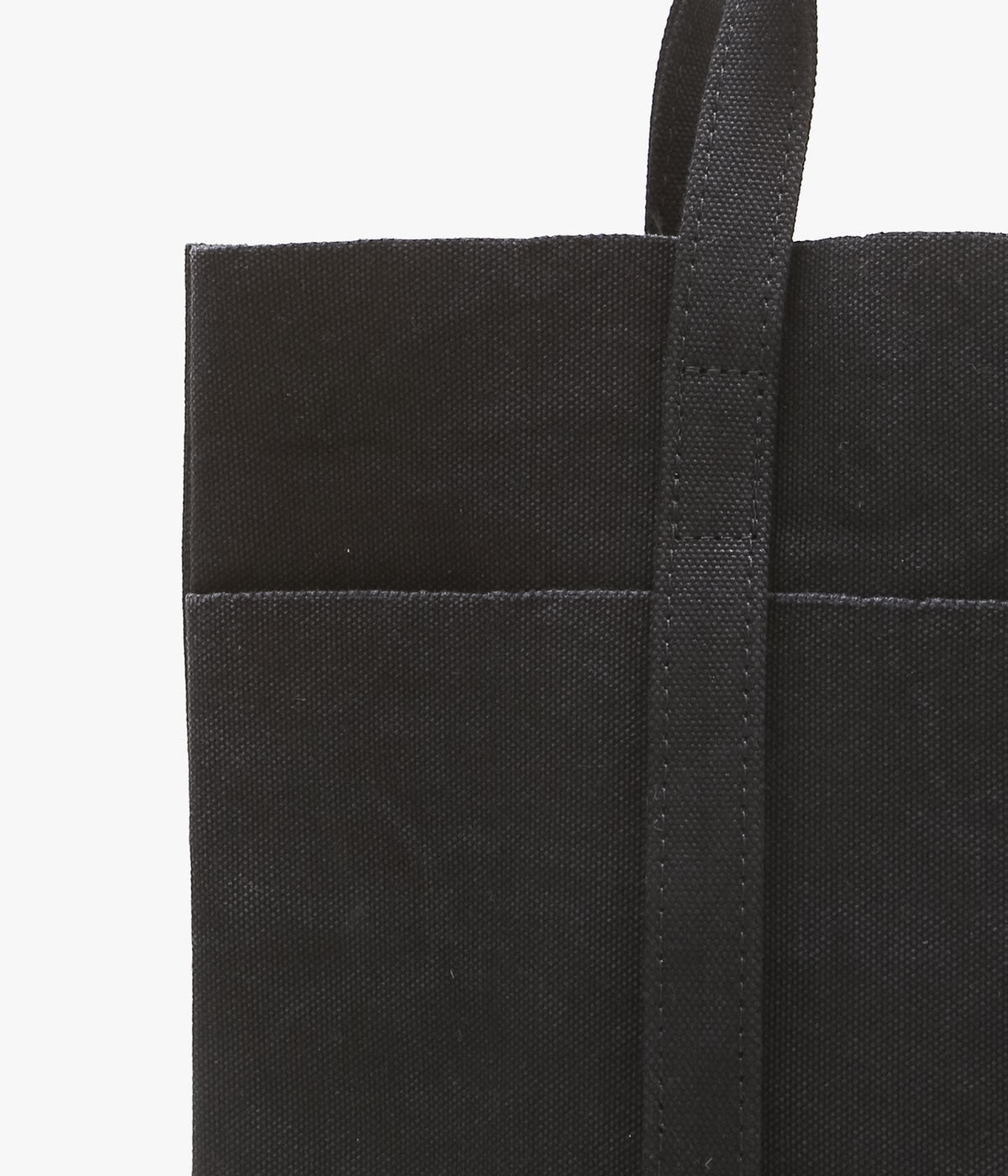 AMIACALVA ''WASHED CANVAS 4POCKETS TOTE (S)'' (BLK)