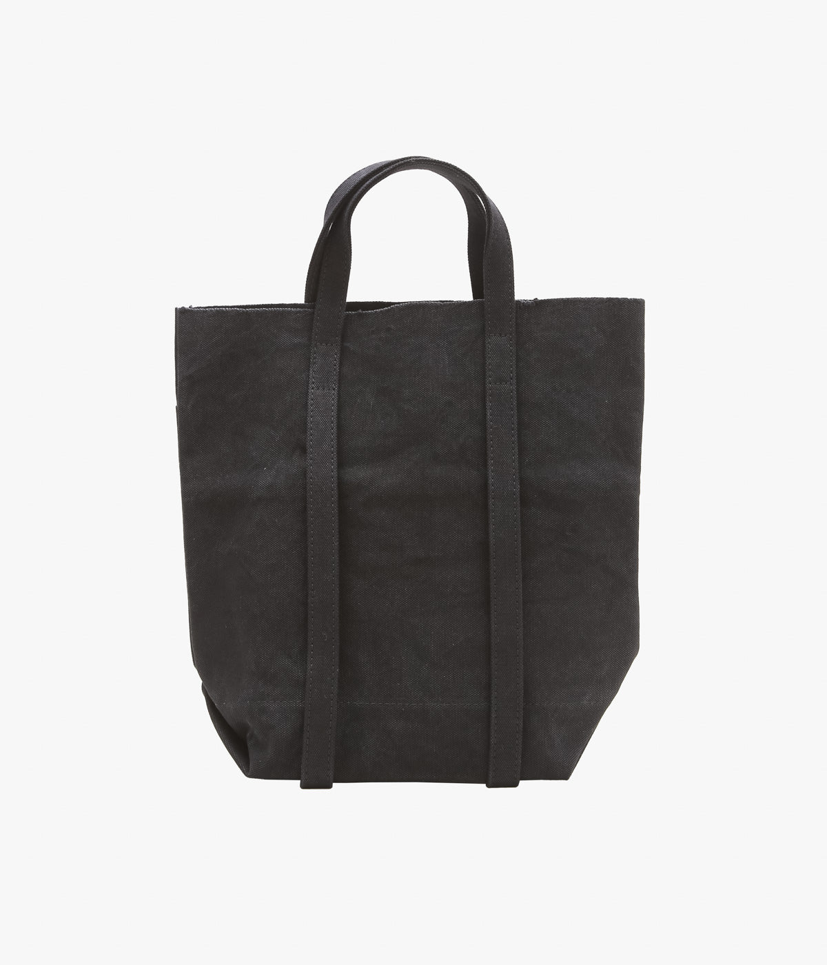 AMIACALVA ''WASHED CANVAS 4POCKETS TOTE (S)'' (BLK)