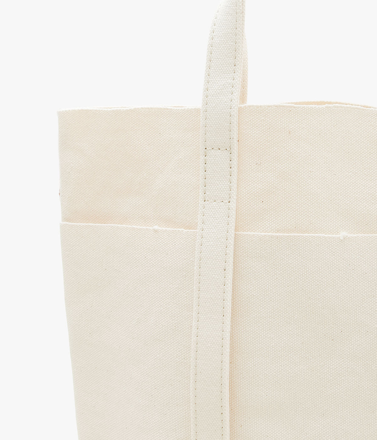 AMIACALVA ''WASHED CANVAS 4POCKETS TOTE (S)'' (WHT)