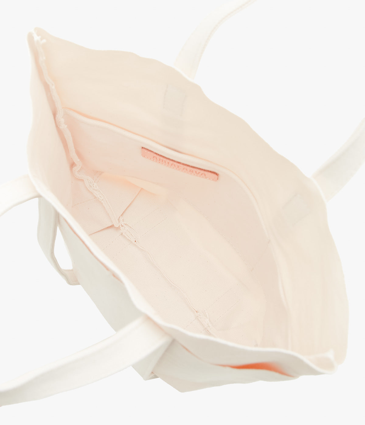 AMIACALVA ''WASHED CANVAS 4POCKETS TOTE (S)'' (WHT)