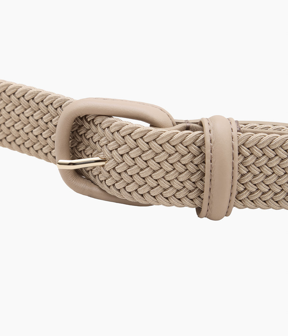 ANDERSON'S ''ELASTIC MESH BELT'' (BEIGE)