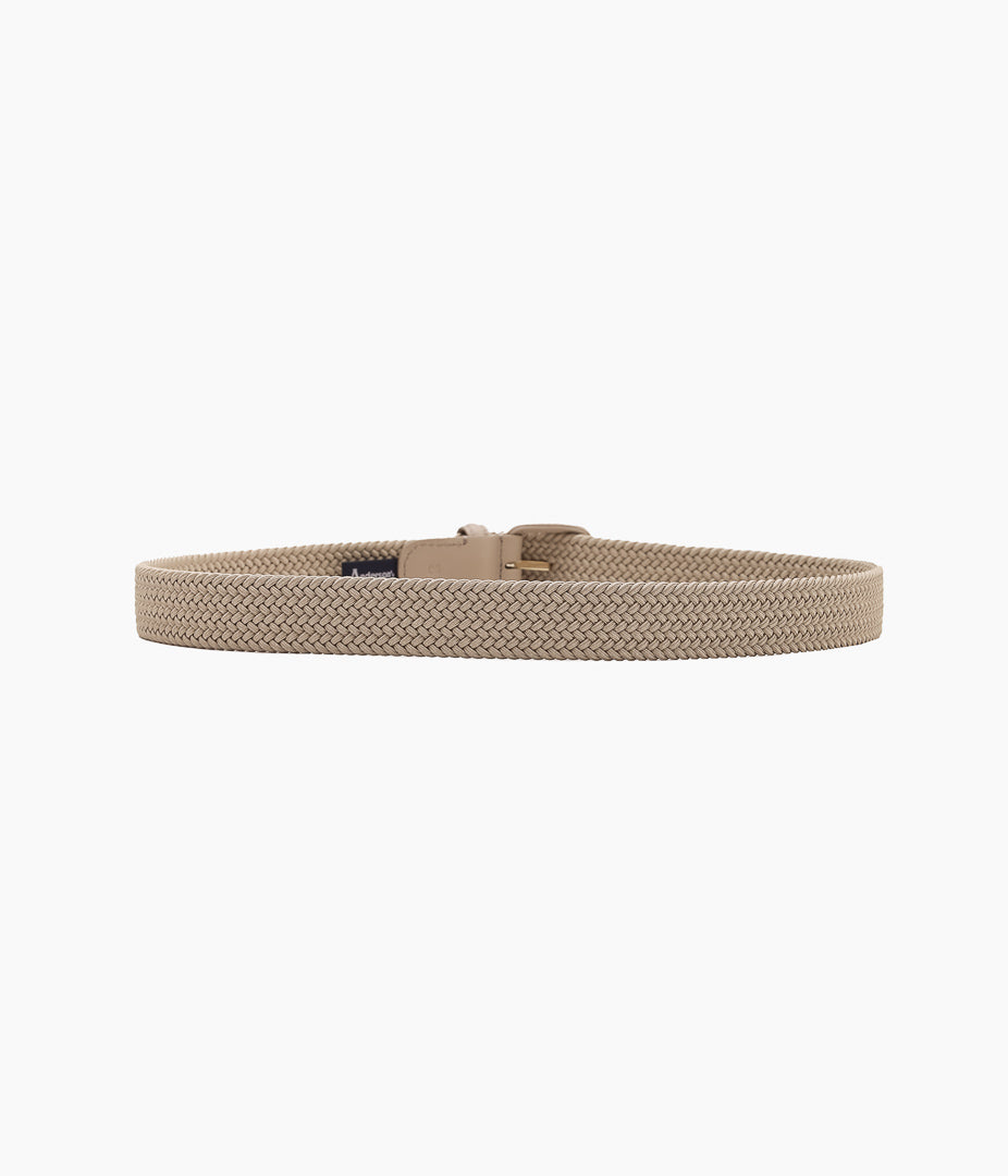 ANDERSON'S ''ELASTIC MESH BELT'' (BEIGE)