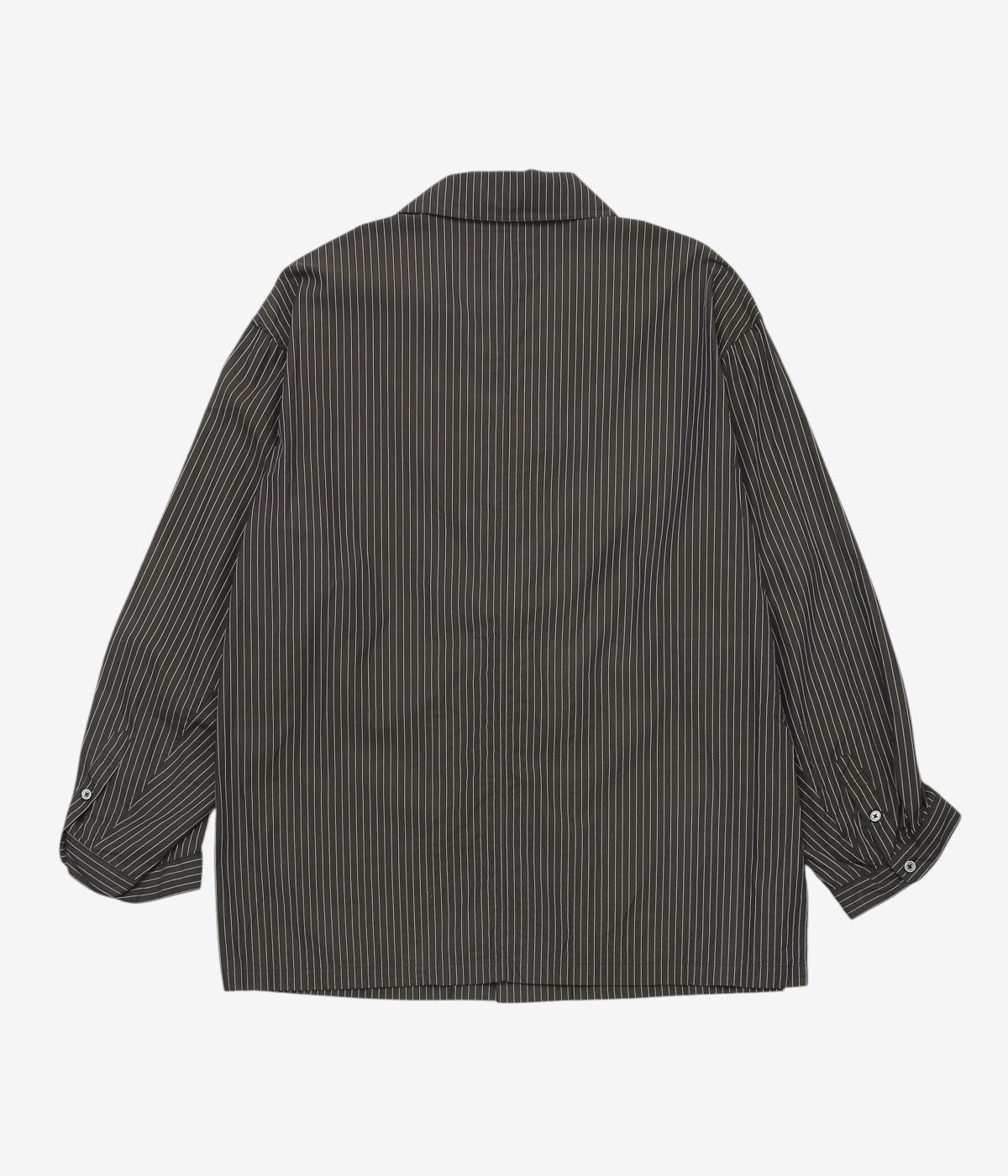 ANSNAM "BIG PA-JACKET｜BONFANTI" (BROWN PINSTRIPE)