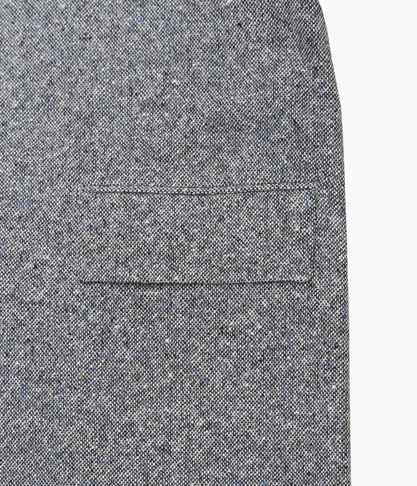 ANSNAM ''CASHMERE NEP JACKET'' (BLUE MIX)