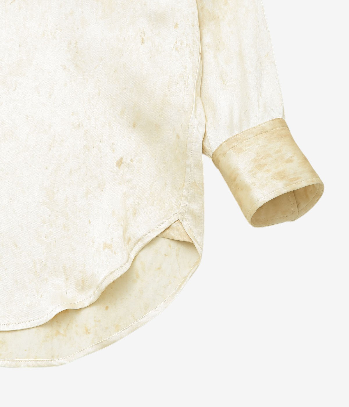 ANSNAM ''COLD DYED PLAIN SHIRT'' (BEIGE)