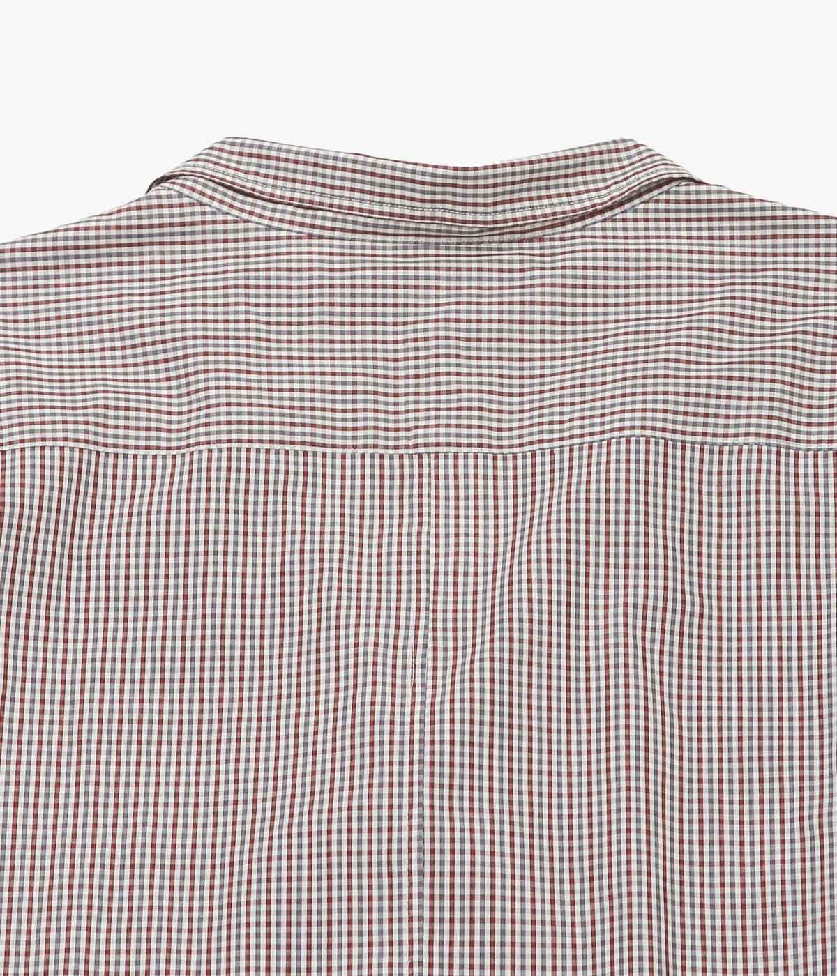 ANSNAM 'EX SHIRT｜DEADSTOCK' (BURGUNDY×GREEN CHECK)