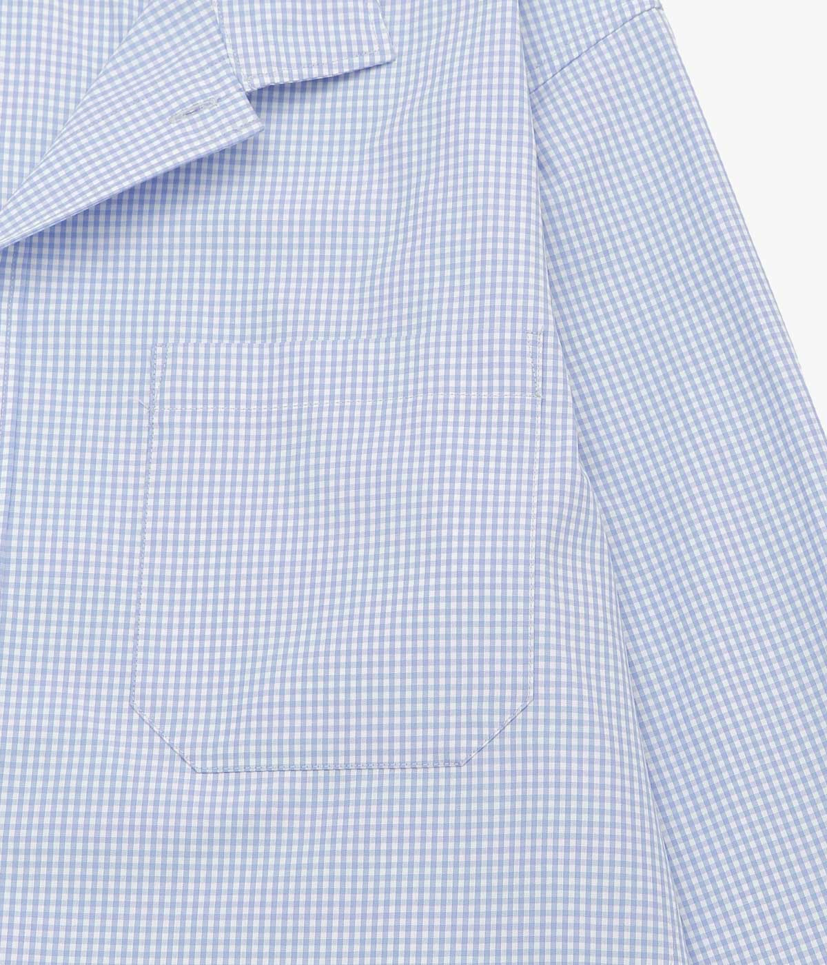 ANSNAM ''EX SHIRT｜DEADSTOCK'' (LIGHT BLUE GINGHAM CHECK)