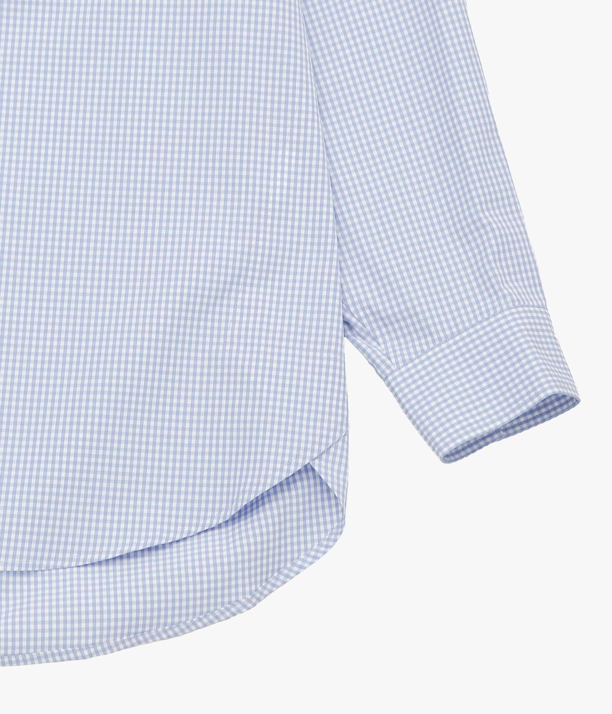 ANSNAM ''EX SHIRT｜DEADSTOCK'' (LIGHT BLUE GINGHAM CHECK)