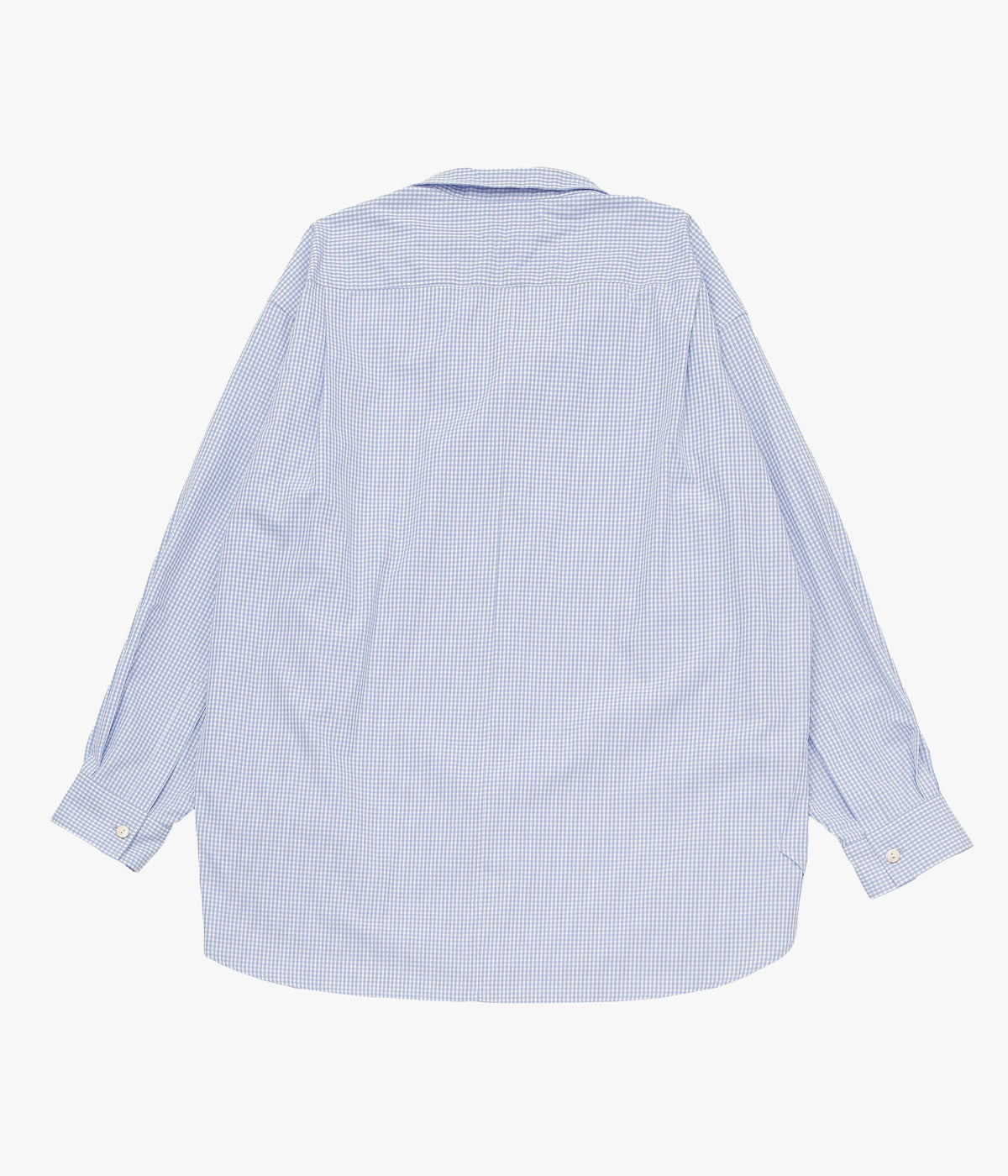 ANSNAM ''EX SHIRT｜DEADSTOCK'' (LIGHT BLUE GINGHAM CHECK)