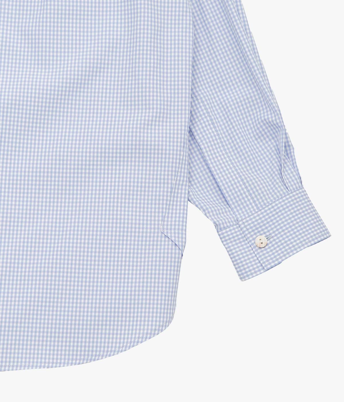 ANSNAM ''EX SHIRT｜DEADSTOCK'' (LIGHT BLUE GINGHAM CHECK)