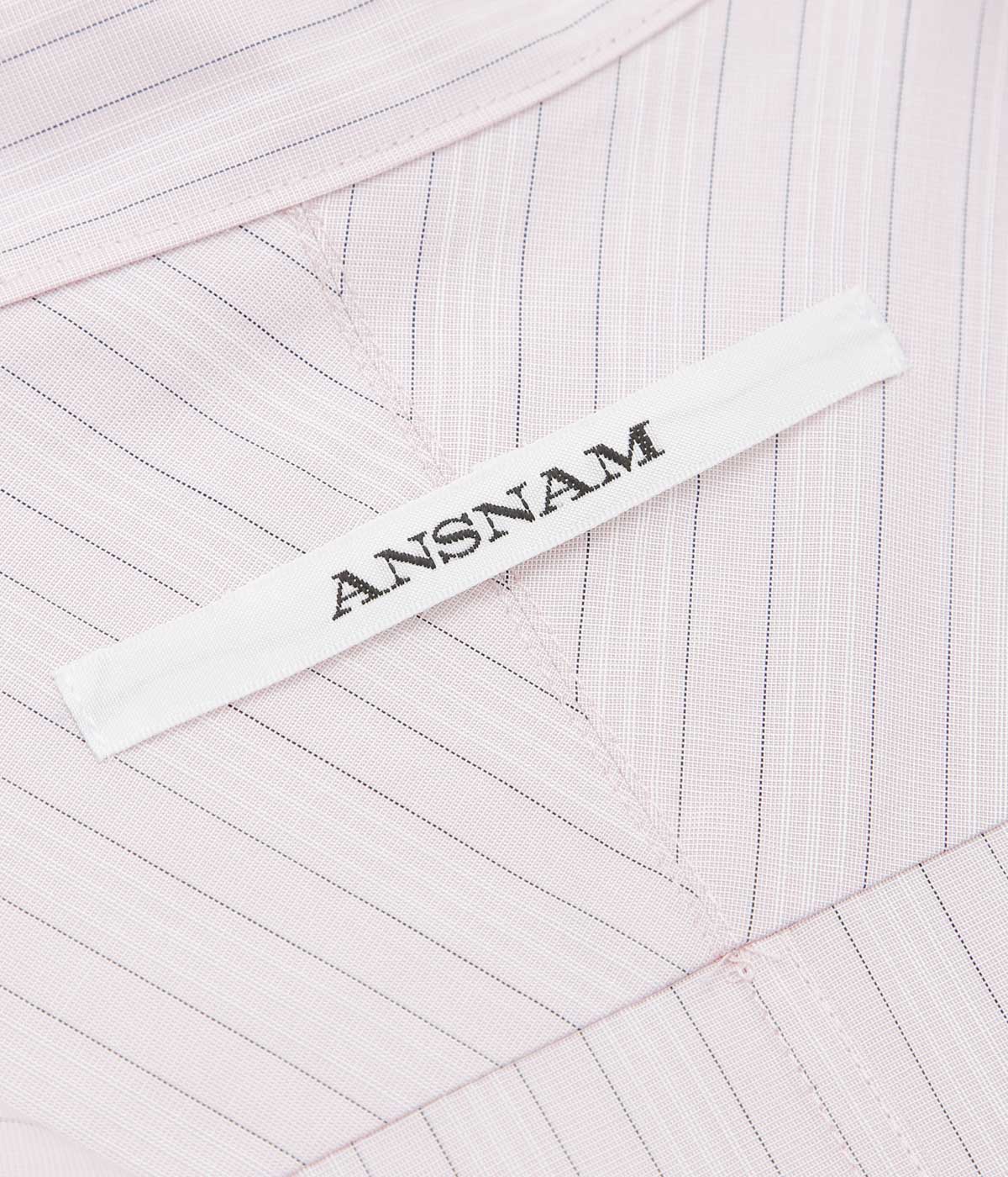 ANSNAM "EX SHIRT | DEADSTOCK" (SAND PINK STRIPE)