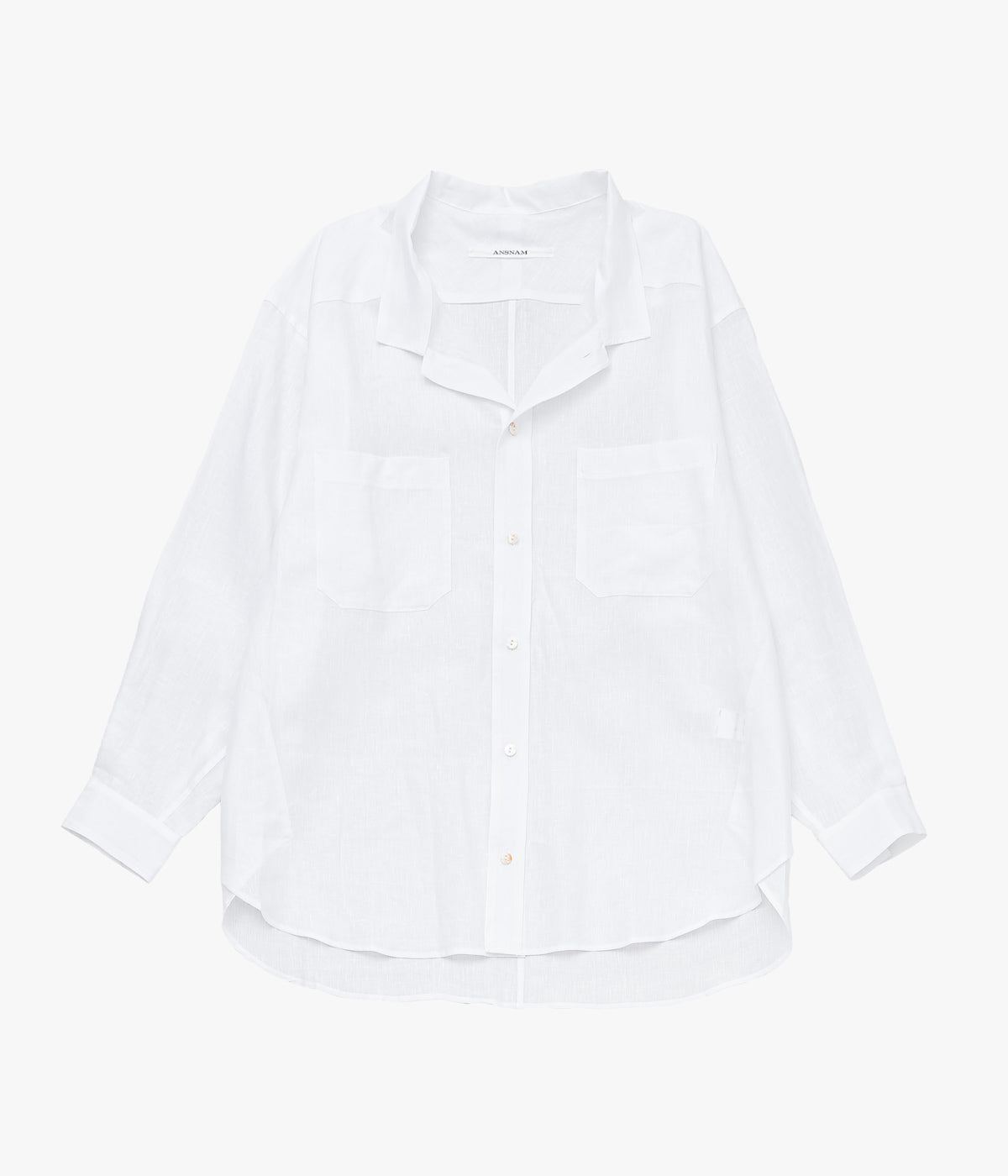 ANSNAM ''EX SHIRT｜DEADSTOCK'' (WHITE LINEN)