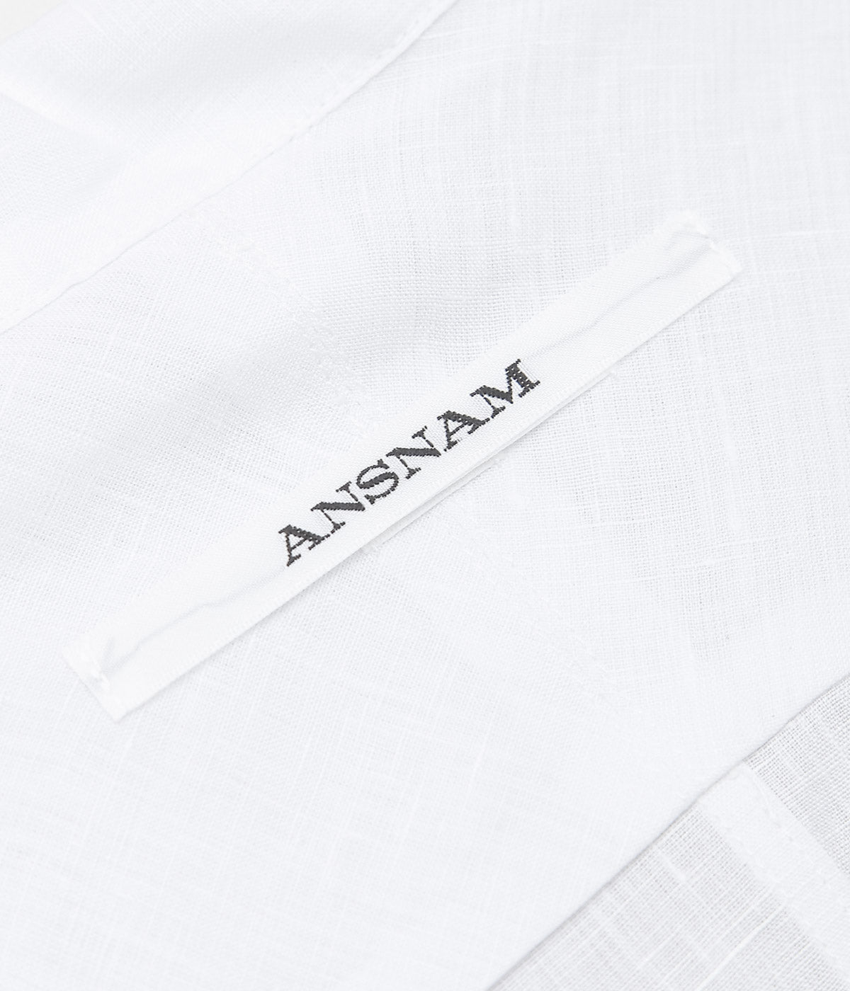 ANSNAM ''EX SHIRT｜DEADSTOCK'' (WHITE LINEN)
