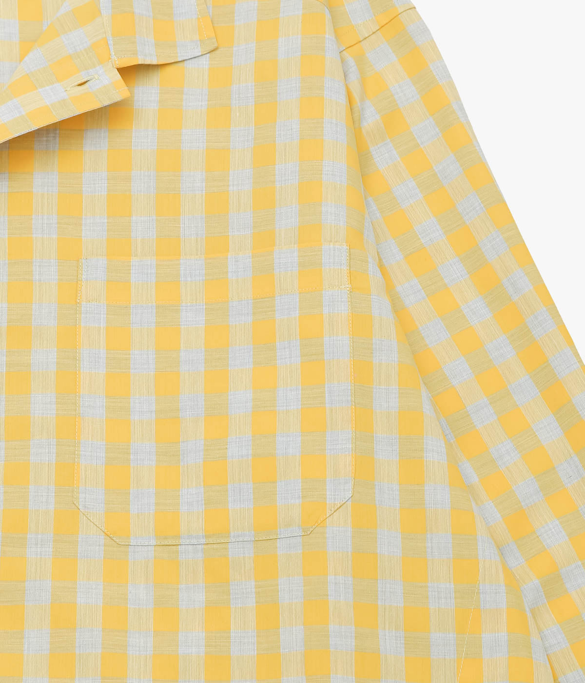 ANSNAM "EX SHIRT｜DEADSTOCK" (YELLOW CHECK)
