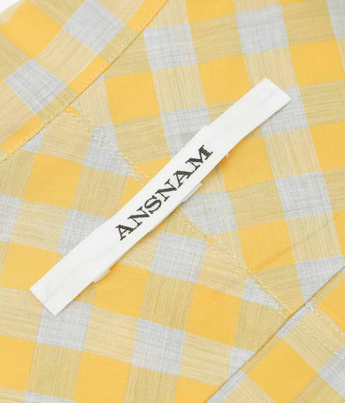 ANSNAM "EX SHIRT｜DEADSTOCK" (YELLOW CHECK)