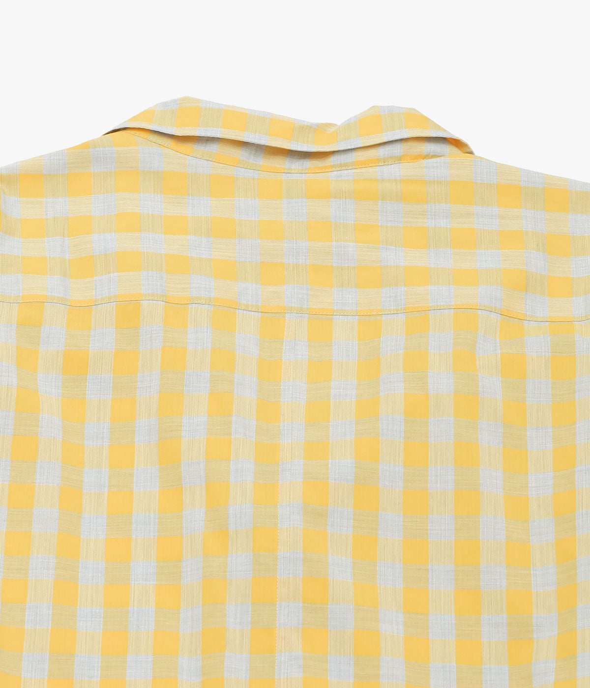 ANSNAM "EX SHIRT｜DEADSTOCK" (YELLOW CHECK)