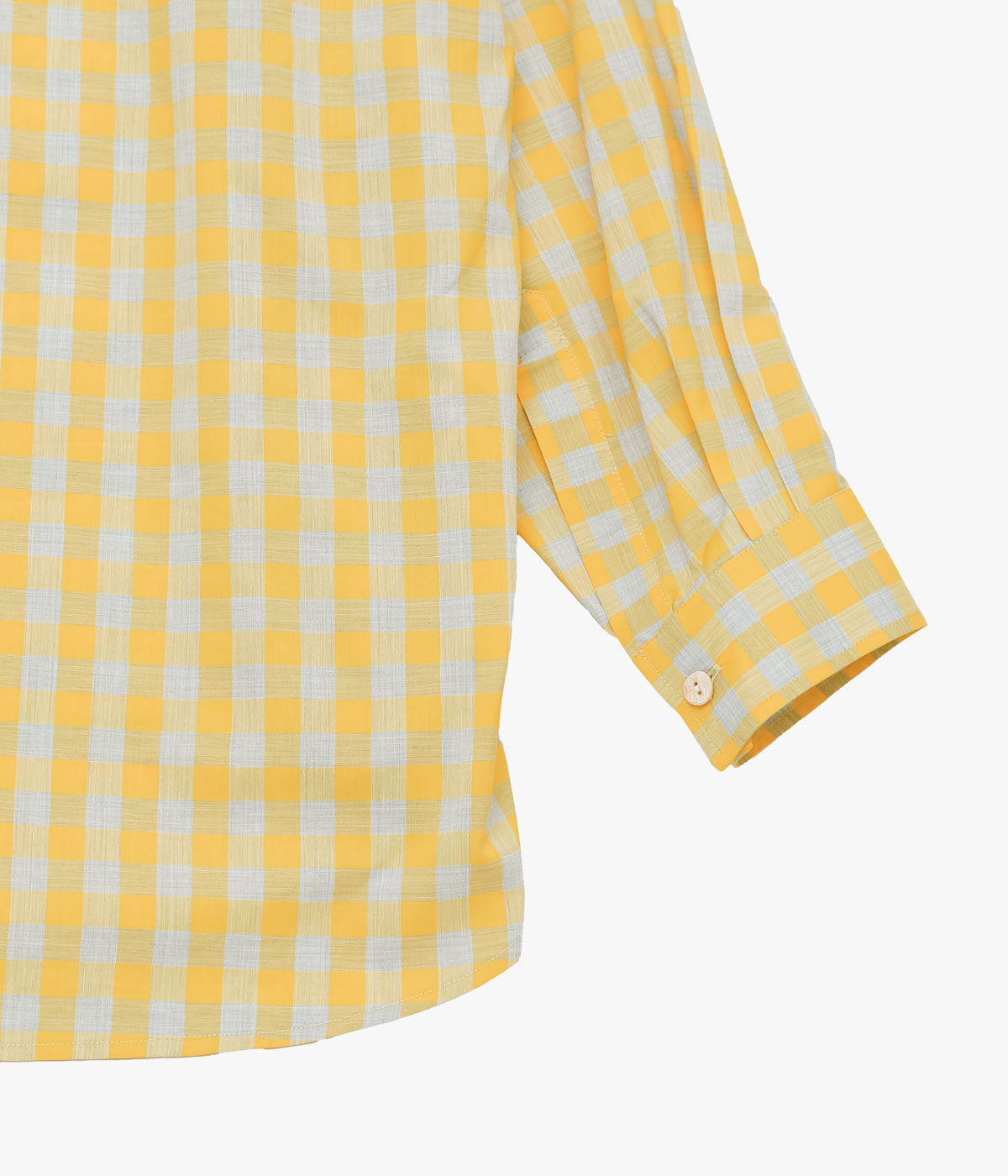 ANSNAM "EX SHIRT｜DEADSTOCK" (YELLOW CHECK)