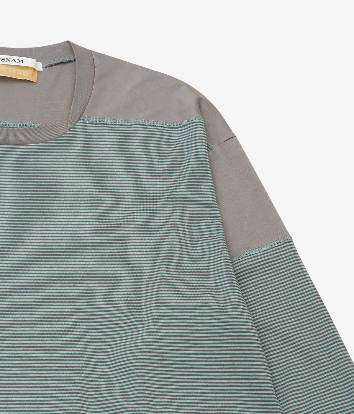 新品 ANSNAM run Marine Border ピンク ANSNAM riverrun Marine Border ピンク ANSNAM | riverrun NECK L⁄S 3,
