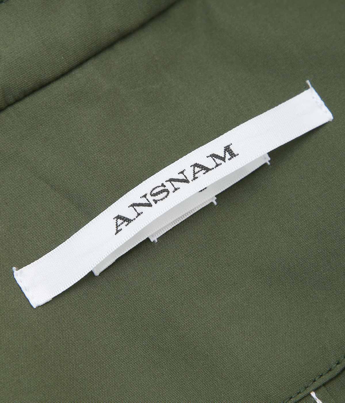 ANSNAM ''VENTILE HOODED COAT'' (OLIVE)