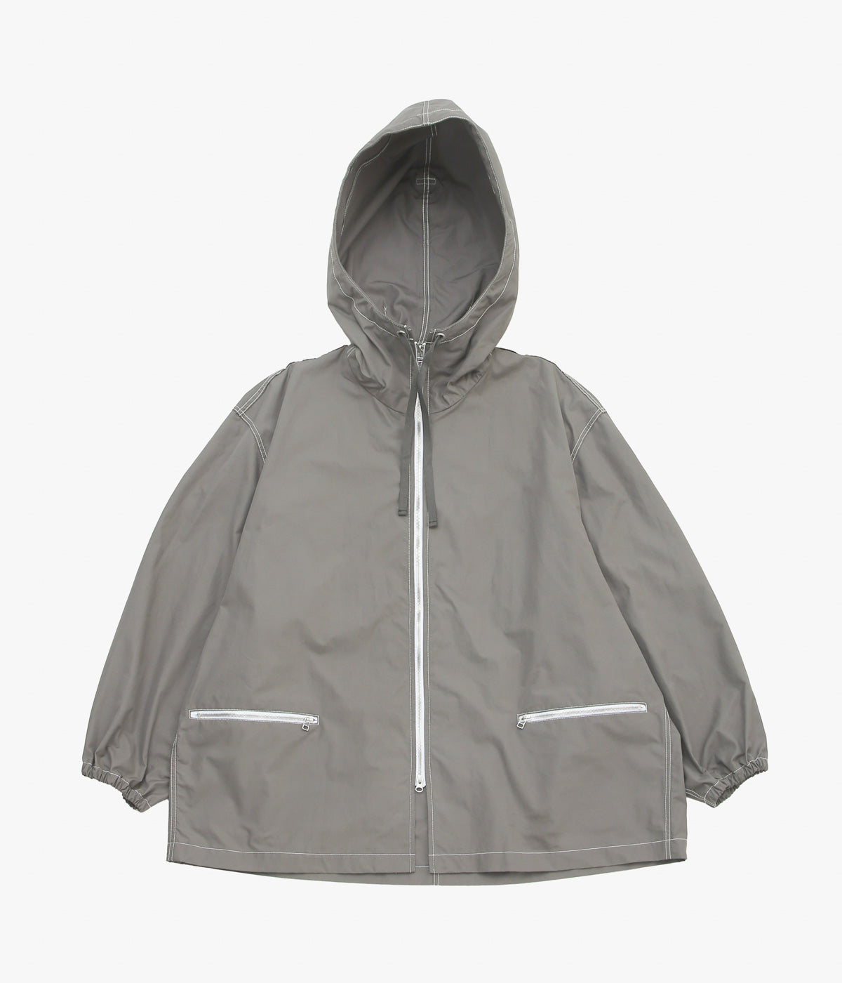 ANSNAM ''VENTILE HOODED COAT'' (TAUPE)