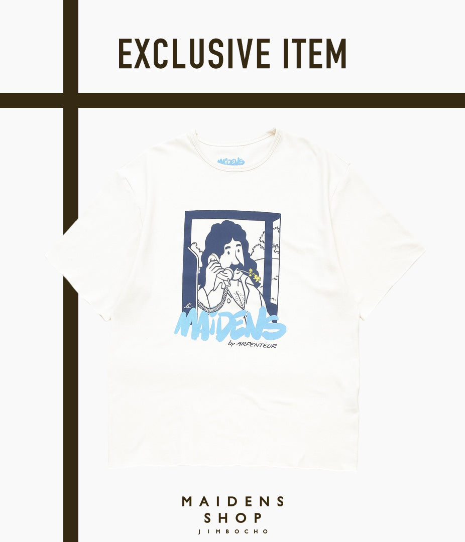 ARPENTEUR ''TELEPHONE T-SHIRT MAIDENS EXCLUSIVE'' (NATURAL)