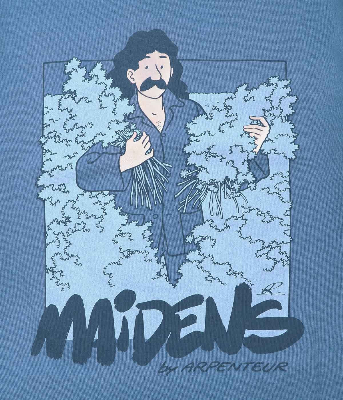 ARPENTEUR ''HARVEST T-SHIRT MAIDENS EXCLUSIVE'' (MEDIUM WOAD)