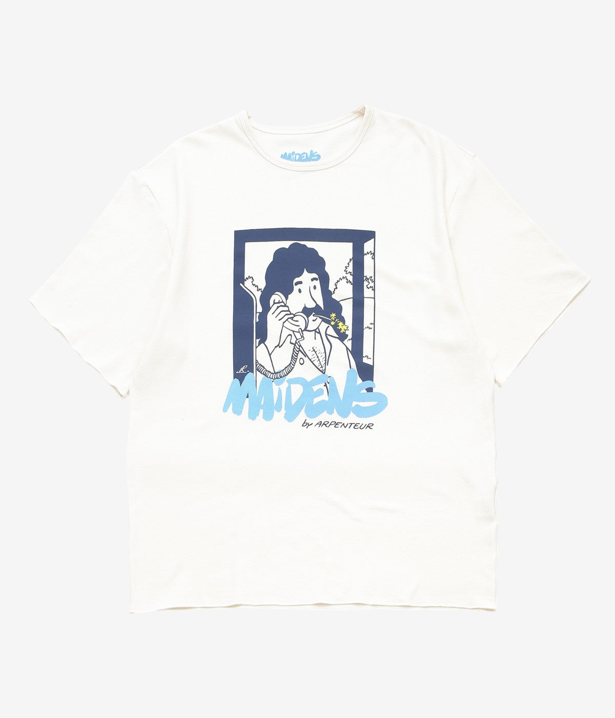 ARPENTEUR ''TELEPHONE T-SHIRT MAIDENS EXCLUSIVE'' (NATURAL)