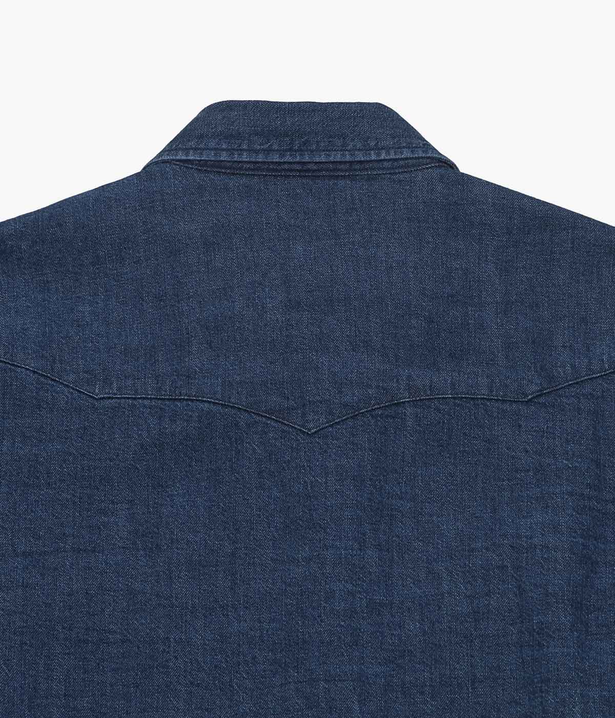 AU CONCOURS ''JACKY WESTERN SHIRT'' (INDIGO)