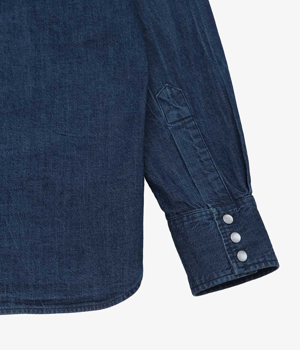 AU CONCOURS ''JACKY WESTERN SHIRT'' (INDIGO)