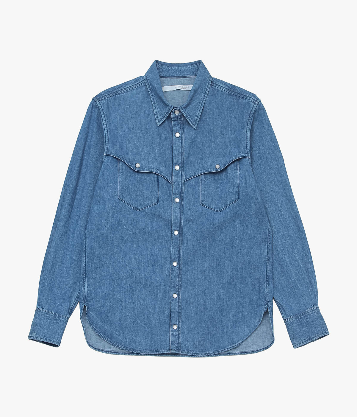 AU CONCOURS ''JACKY WESTERN SHIRT'' (THRASHED INDIGO)