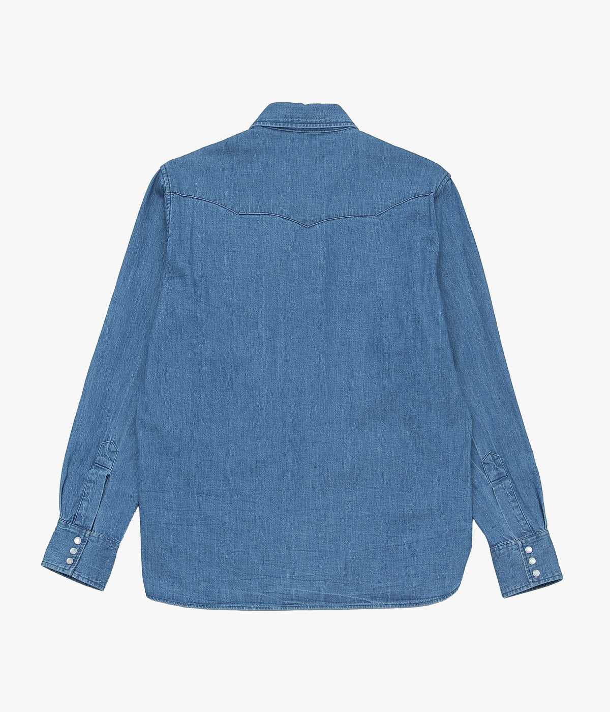 AU CONCOURS ''JACKY WESTERN SHIRT'' (THRASHED INDIGO)