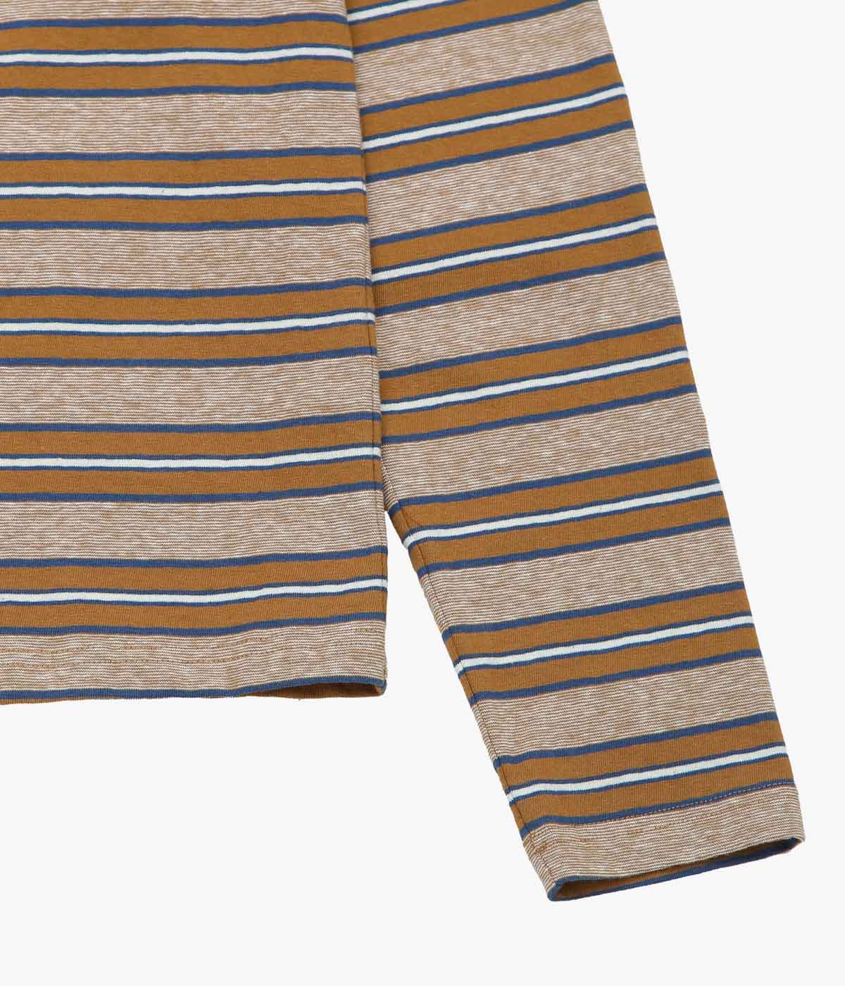 AU CONCOURS ''STRIPED LONGSLEEVE'' (BROWN/BLUE/WHITE)