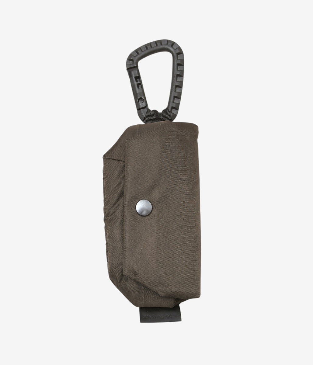 BAGJACK ''MOUSE POUCH L CARABINER'' (NIPO BROWN)