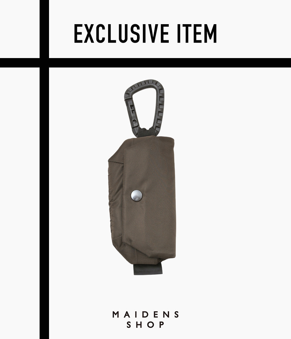 BAGJACK ''MOUSE POUCH L CARABINER'' (NIPO BROWN)