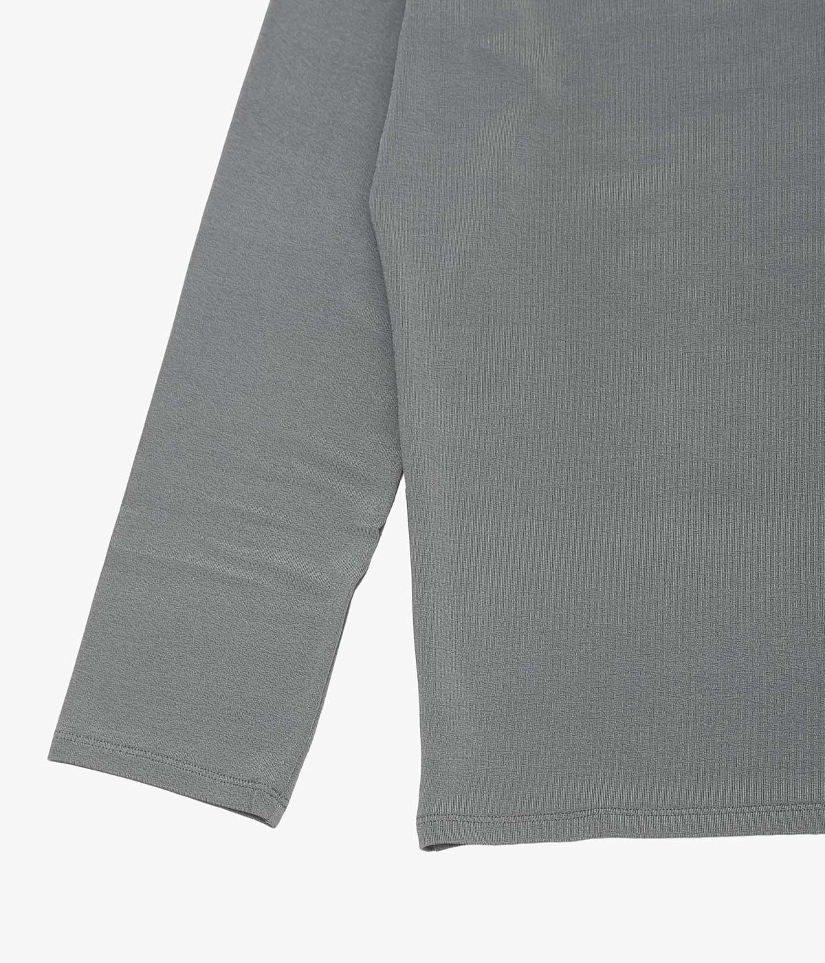 BAMBOU ROGER KWONG ''LONG SLEEVES TOP/SHINY CREPE JERSEY'' (DOLPHIN)