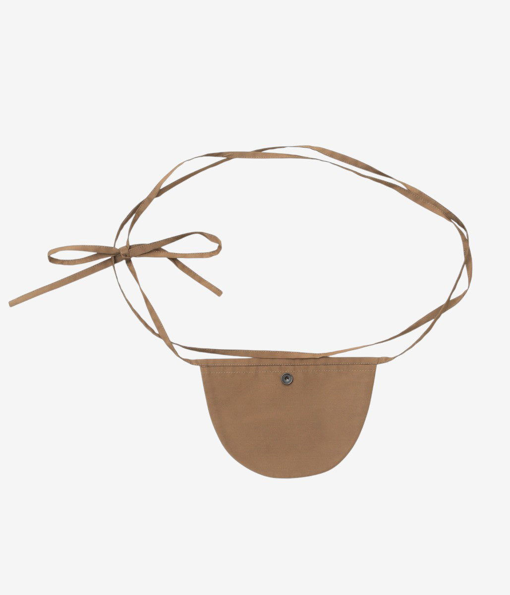 BAMBOU ROGER KWONG ''PETITE LUNE BAG'' (CHESTNUT)