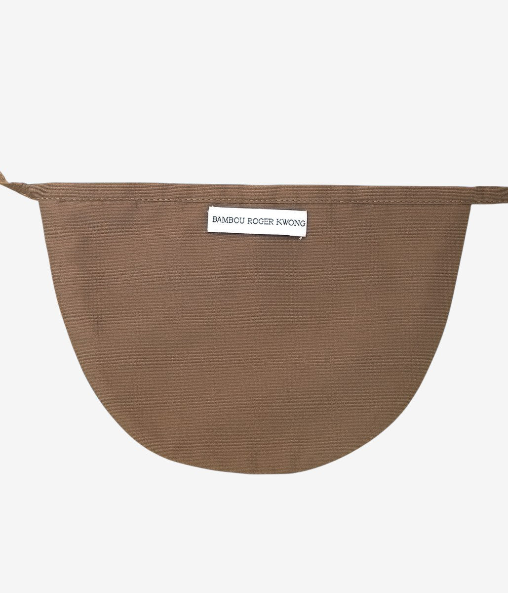 BAMBOU ROGER KWONG ''PETITE LUNE BAG'' (CHESTNUT)