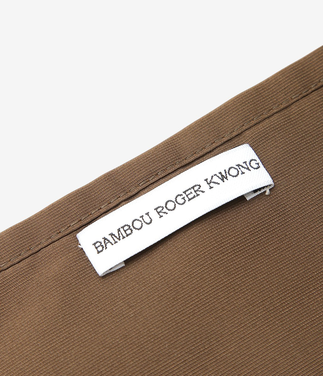 BAMBOU ROGER KWONG ''PETITE LUNE BAG'' (CHESTNUT)