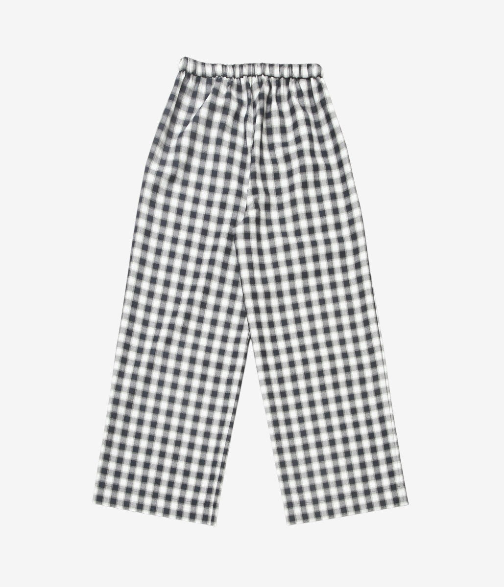 BAMBOU ROGER KWONG ''PYJAMA TROUSERS CHECK'' (DARK BLUE)