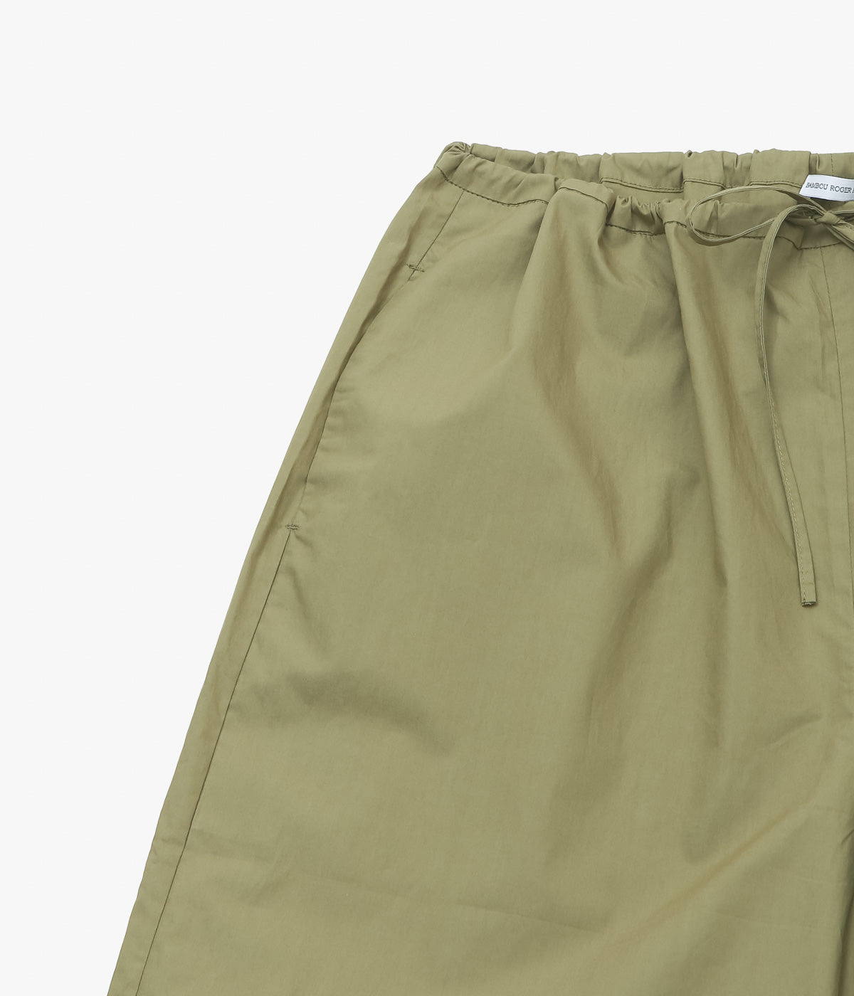 BAMBOU ROGER KWONG "PYJAMA TROUSERS/COTTON POPLIN BCI" (AVOCADO)