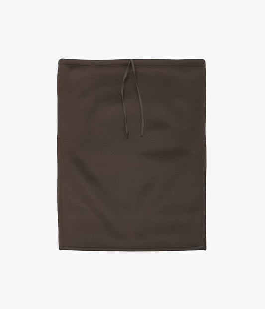 BAMBOU ROGER KWONG ''SKIRT/COMPACT LUSTRE JERSEY'' (CHOCOLATE)
