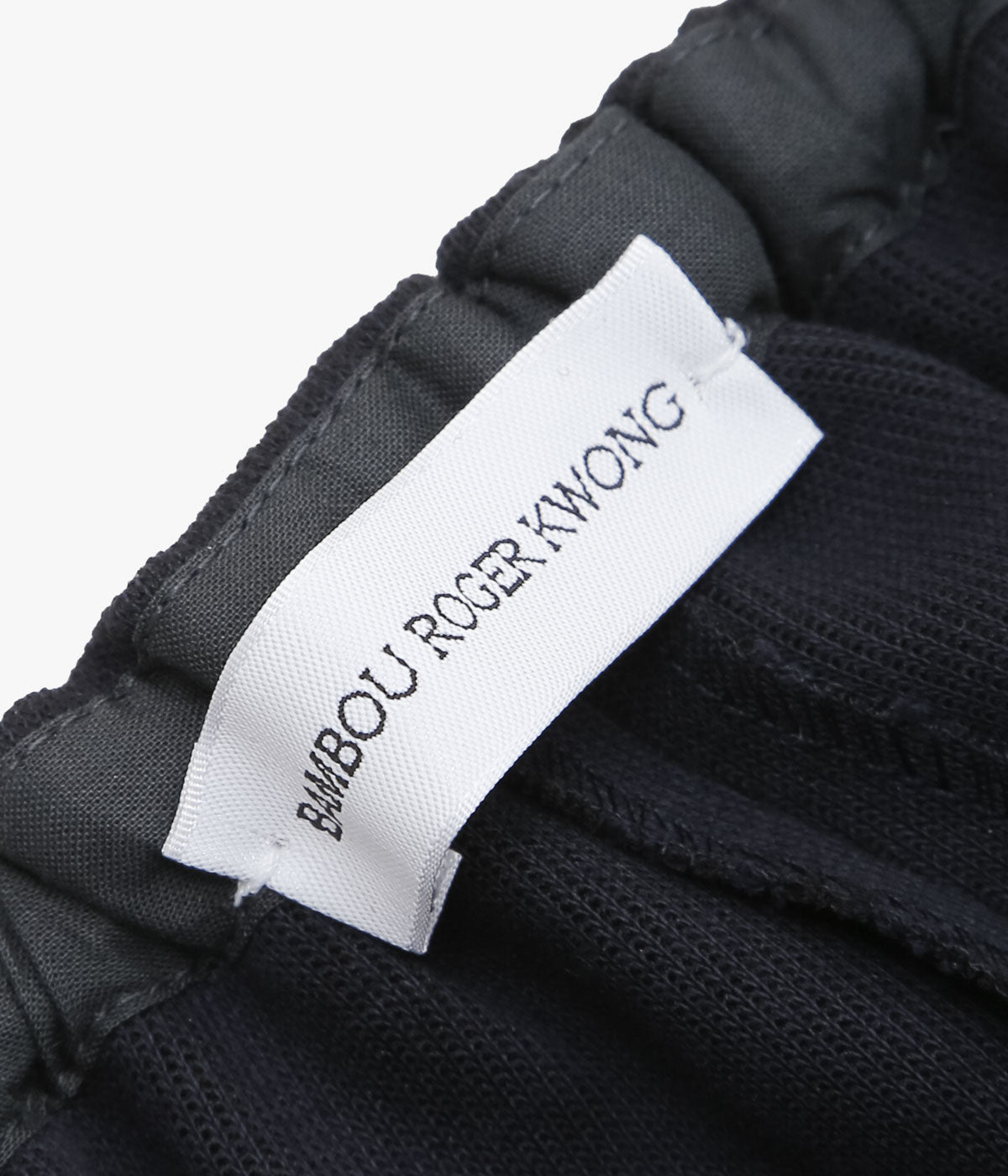 BAMBOU ROGER KWONG ''TROUSERS/BONDED JERSEY''(CHARCOAL)