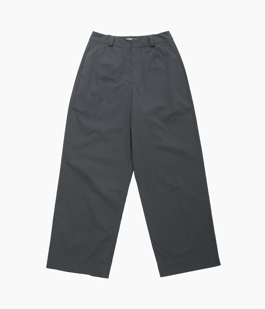 BAMBOU ROGER KWONG ''TROUSERS STRETCH COTTON MICRO FAILLE BCI'' (IRON GATE)