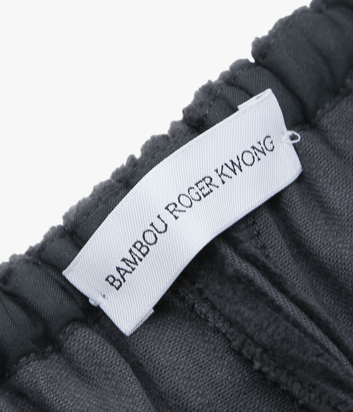 BAMBOU ROGER KWONG ''TROUSERS/WIDE COTTON CORDUROY'' (ELEPHANT)